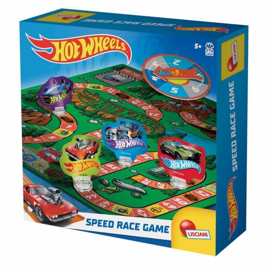 Lisciani Gra race hot wheels