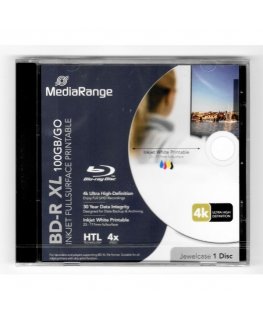 MediaRange BD-R XL 100GB 4x unprintable Disc im Jewelcase