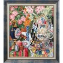 Beldizart Porelein and flowers. in 1915 S/MK075