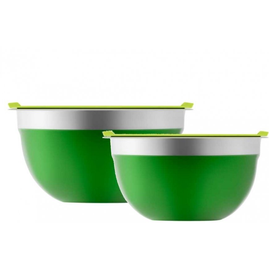 Set misek kuchennych Minestrone 4-elementowy green AMBITION