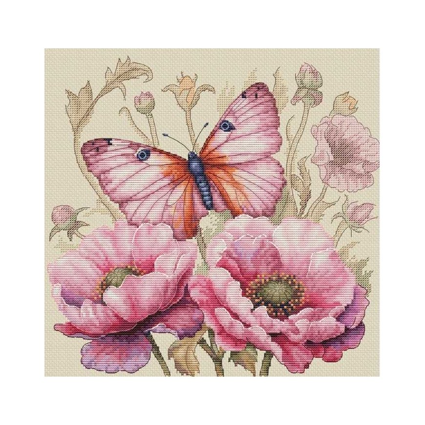 luca S Suskaičiuotas siuvinėjimo kryželiu rinkinys "Dream Nature" 24x23cm SB7032 – 2