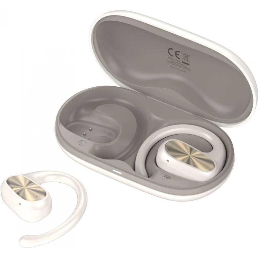 Ldnio OWS bone T07 belaidės ausinės, baltos – 2