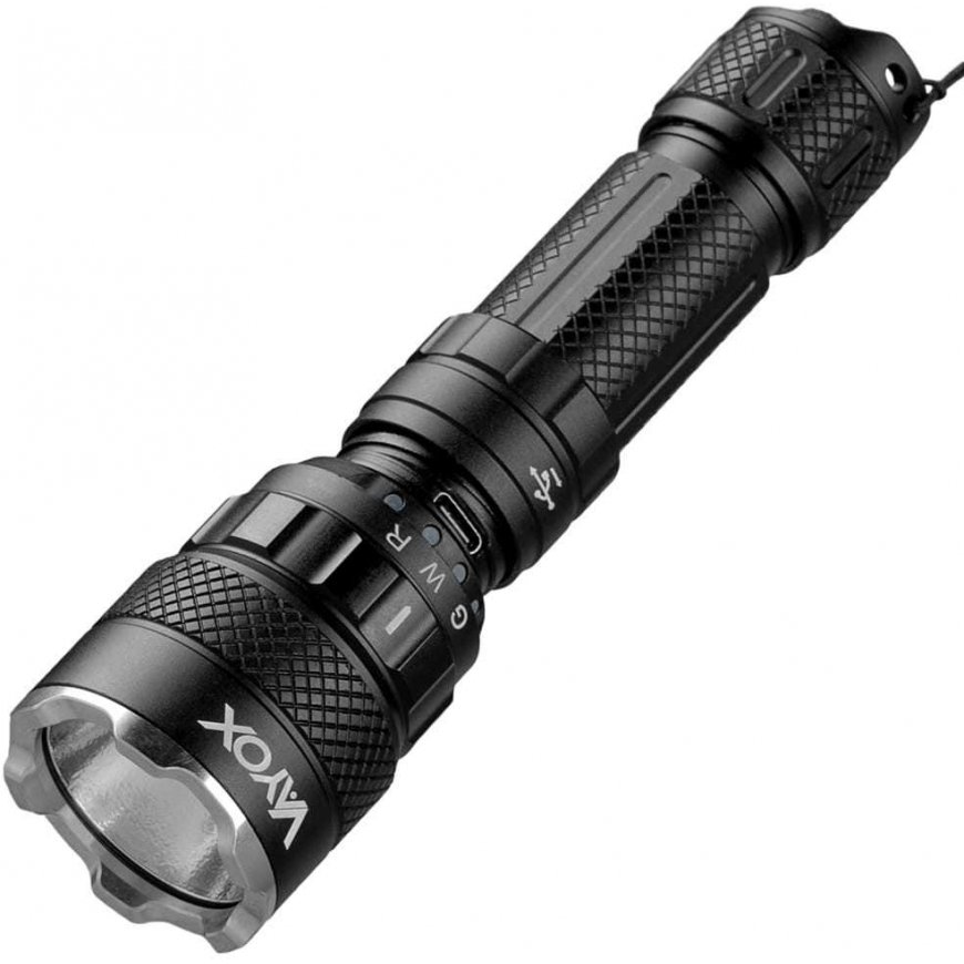 Vayox Flashlight taktyczna 3-color 15W 1500lm