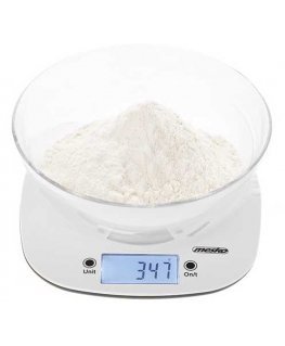 Mesko MS 3179 white Kitchen scale with bowl