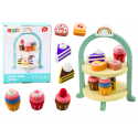 Lean Toys Candy set Cakes Cupcakes Wooden stand Lean Toys Candy set Cakes Cupcakes Wooden stand