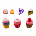 Lean Toys Candy set Cakes Cupcakes Wooden stand Lean Toys Candy set Cakes Cupcakes Wooden stand