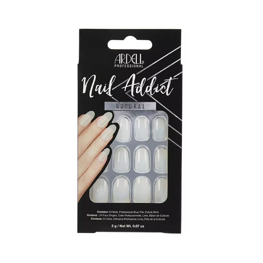 Ardell Nail Addict Natural Oval 1 U