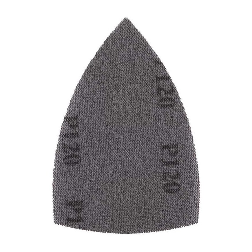 Trikampis šlifavimo tinklelis MAKITA 125mm A120, 10 vnt. – 2