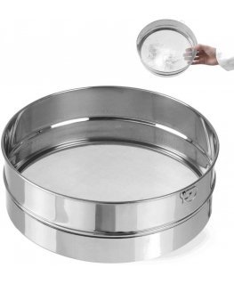 Dense pastry sieve for sifting powdered sugar. 247mm steel - Hendi 637791