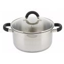 Stainless steel pot Ø22cm 4l Kinghoff. Stainless steel pot Ø22cm 4l Kinghoff.