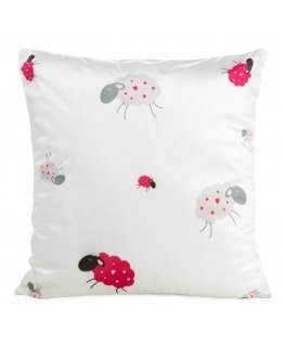 Eurofirany DESIGN 91 Punane, Valge 45 x 45 cm Samet