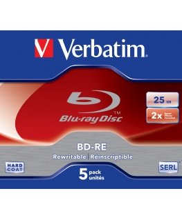 Verbatim 43615 чистые Blu-ray диски BD-RE 25 GB 5 шт