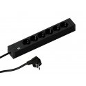 Bachmann CONNECT LINE 420.0018, 6-way power strip (black) Bachmann CONNECT LINE 420.0018, 6-way power strip (black)