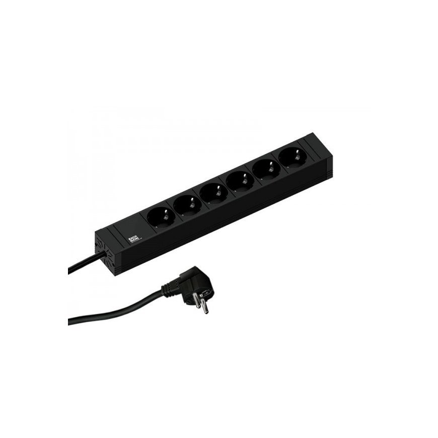 Bachmann CONNECT LINE 420.0018, 6-way power strip (black) – 2