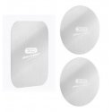 Magnetic holder plates 3pcs stickers Silver Magnetic holder plates 3pcs stickers Silver
