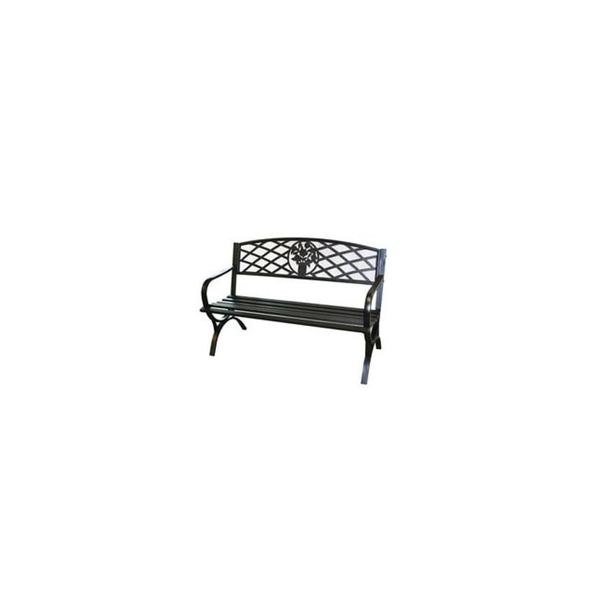 Metal bench 127x60x85cm