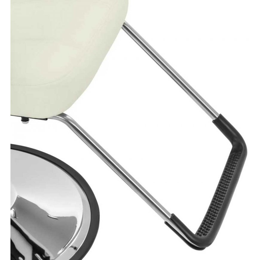 Hairdressing chair with head and footrest Physa KESWICK - beige – 3