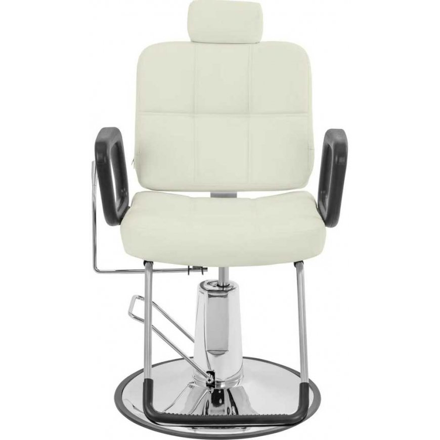 Hairdressing chair with head and footrest Physa KESWICK - beige – 5