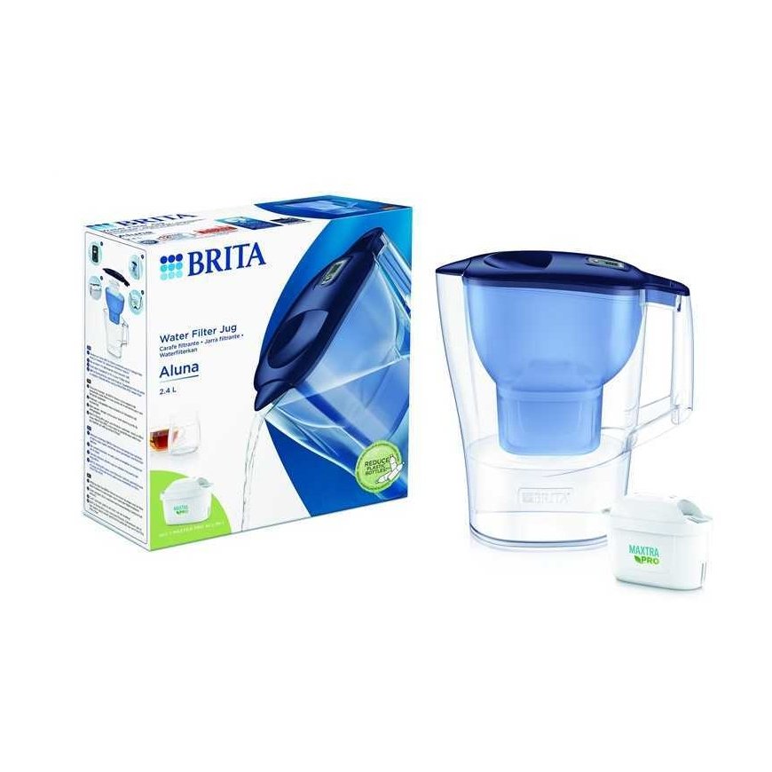 Water filter container Brita ALUNA, 2.4 l, blue