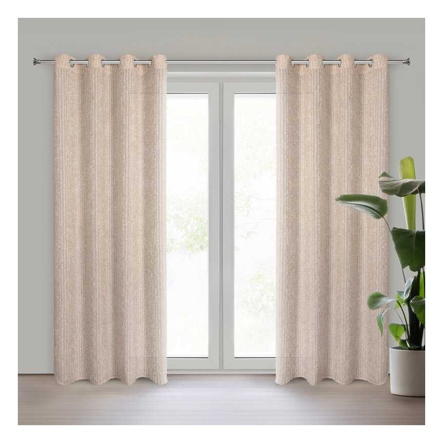 Eurofirany MH/Z/SELMA/BEIGE 135X250 TRANSL.