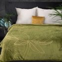 Eurofirany Blanket / LILI / 4 150X200 OLIVE + GOLD Eurofirany Blanket / LILI / 4 150X200 OLIVE + GOLD