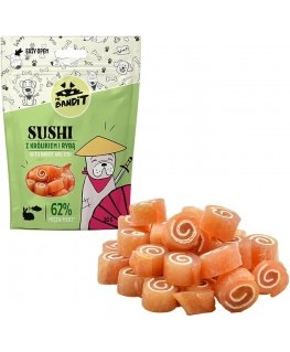 MR. BANDIT SUSHI jänese ja kalaga - koerte maius -500 g