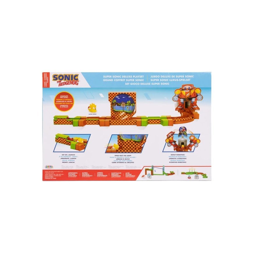 Jakks Pacific Sonic the Hedgehog Go Go Racers Deluxe Playset – 2