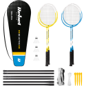 Badminton set with net, REBEL ACTIVE