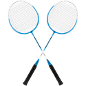 Badminton set with net, REBEL ACTIVE