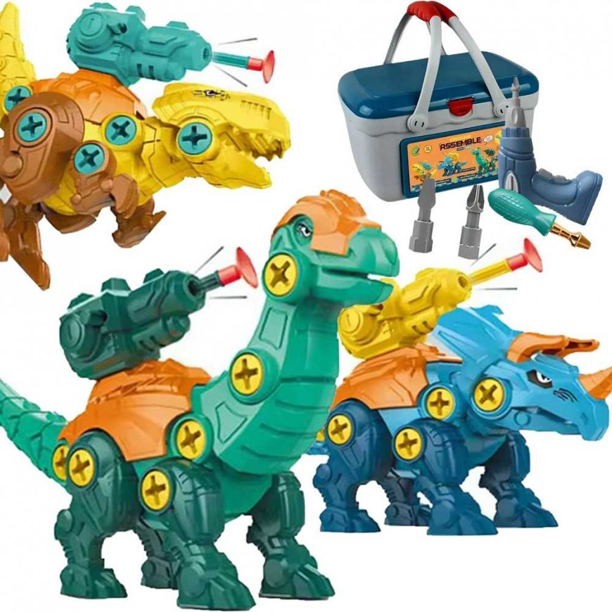 Woopie Whoopie Dinosaur Spinner Set, 3