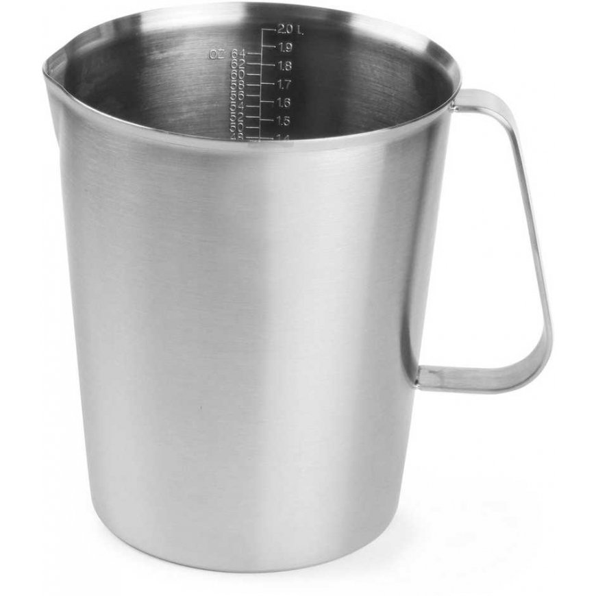 Kitchen measuring cup with stainless steel scale, 2 l - Hendi 516300