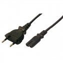 LogiLink CP092 power cable Black 1.8 m Power plug type C C8 coupler LogiLink CP092 power cable Black 1.8 m Power plug type C C8 coupler