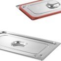 GN Profi Line container lid with silicone seal GN1/1 530x325mm stainless steel - Hendi 802601