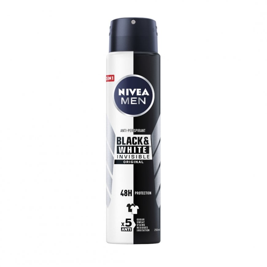 NIVEA_Men Black&White Invisible Original antyperspirant spray 250ml