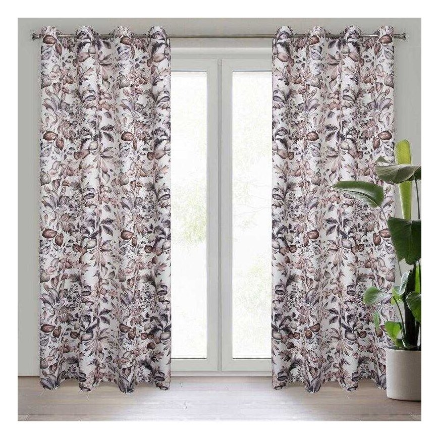 Eurofirany Euro curtains ZAS/HANA/B+BR 140X250 TRANSFER