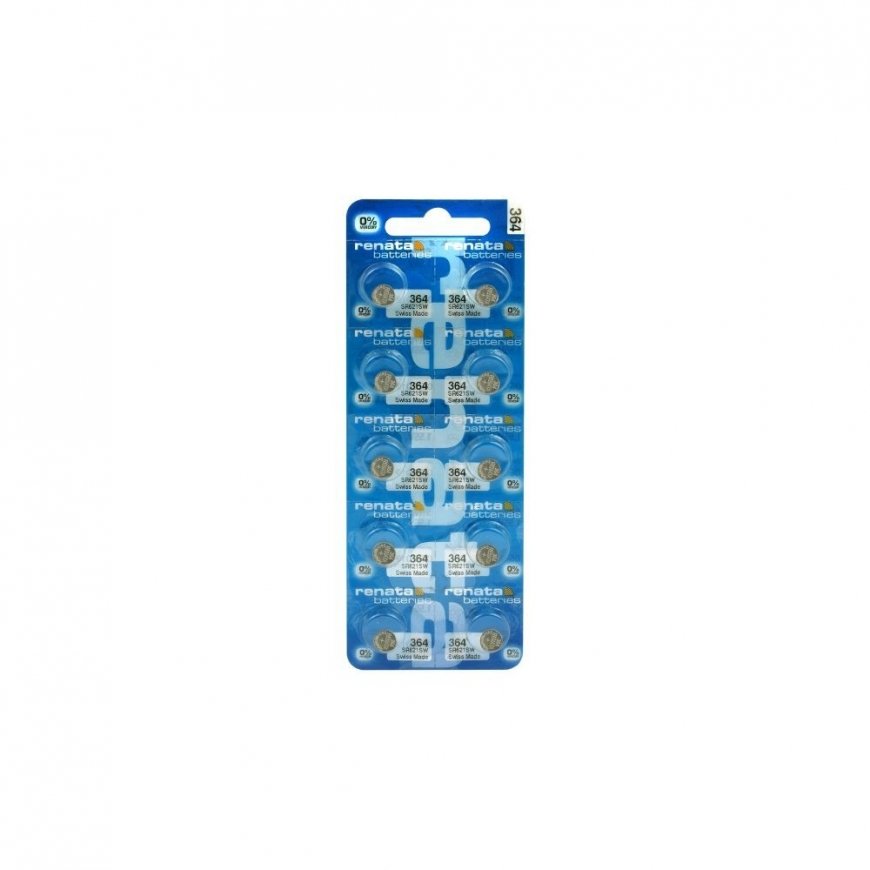 Battery - Renata 364 (sr621sw) Batteries 10 pcs.