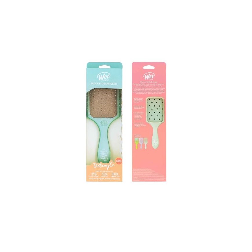 Wet Brush Paddle Detangler Feel Good Ombre - Seafoam - Kartáč na vlasy