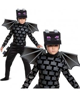 Minecraft strój karnawałowy dla chłopca Ender Dragon Smok Kresu costume przebranie 110-122 cm (4-6 lat)