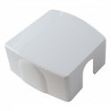 Finishing plastic cover HERZ VUA-40, White Finishing plastic cover HERZ VUA-40, White