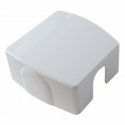 Finishing plastic cover HERZ VUA-40, White Finishing plastic cover HERZ VUA-40, White