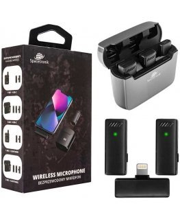 Spacetronik 2x wireless iPhone Lightning IOS microphone