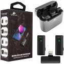Spacetronik 2x belaidis iPhone Lightning IOS mikrofonas Spacetronik 2x belaidis iPhone Lightning IOS mikrofonas