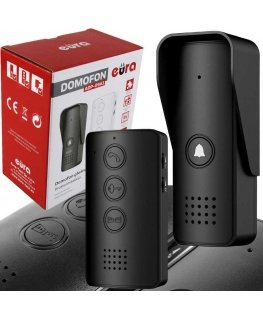 EURA ADP-09A3 black intercom, hands-free