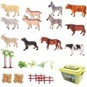 Woopie Farm miniatures set + 57 pcs. suitcase Woopie Farm miniatures set + 57 pcs. suitcase