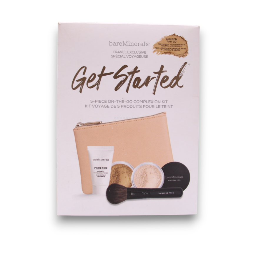 I Am An Original Set BareMinerals: Prime Time, Vitamin E, Smooth Wear, Foundation Primer, Golden Tan, 15 ml + Original, Liquid F – 2
