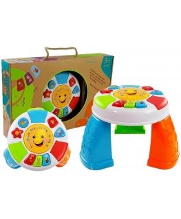 Lean Toys Edukacinis kūdikių stalas su garsais