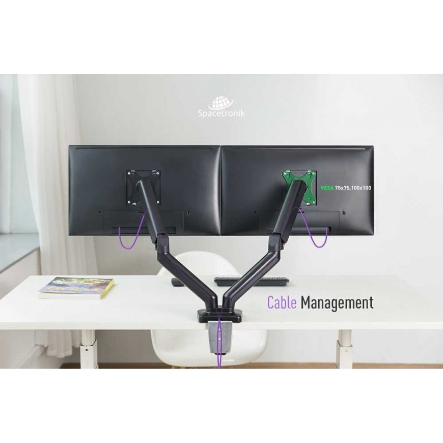 Gas holder for two Spacetronik SPA-G120 monitors – 2
