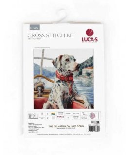 luca S Counted cross stitch kit "Dalmatians at Lake Como" 29x29 cm SBU5039