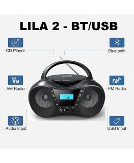 Radio player CD LILA2 USB/BT silver