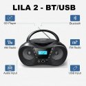 Radio player CD LILA2 USB/BT silver Radio player CD LILA2 USB/BT silver